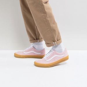 Vans Old Skool Double Light Gum Sole Pink NEW 12
